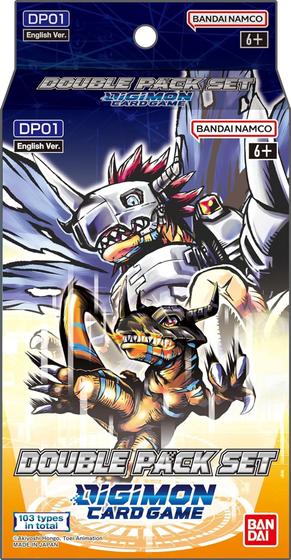 Imagem de Double Pack Set Digimon Card Game Blast Ace Cards Cartas Boosters Bandai DP01