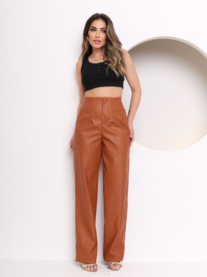 Imagem de DOUTORAS MODAS Calça de material sintético Pantalona Coleção Nova 0128