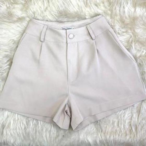 Imagem de DOUTORAS MODAS Shorts Feminino Social Alfaiataria Elegante 9251