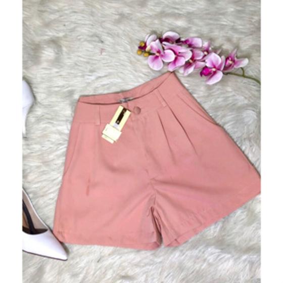 Imagem de DOUTORAS MODAS Shorts Feminino Social Alfaiataria Elegante 9251