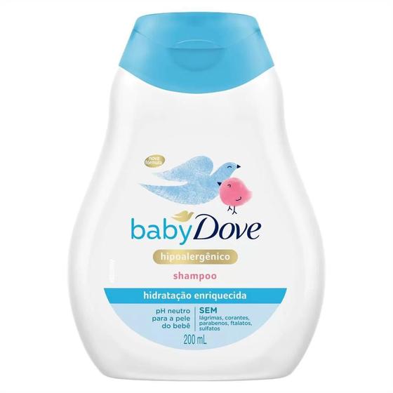 Imagem de Dove Baby Hidratação Enriquecida Shampoo - 200ml