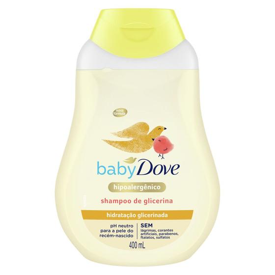 Dove Baby Shampoo Hidratação Glicerinada Hipoalergênico e Sem Lágrimas