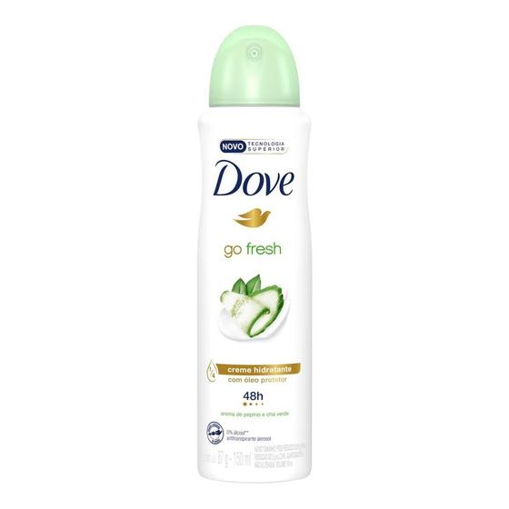 Imagem de Dove Desodorante Antitranspirante Go Fresh Pepino e Chá Verde 150ml