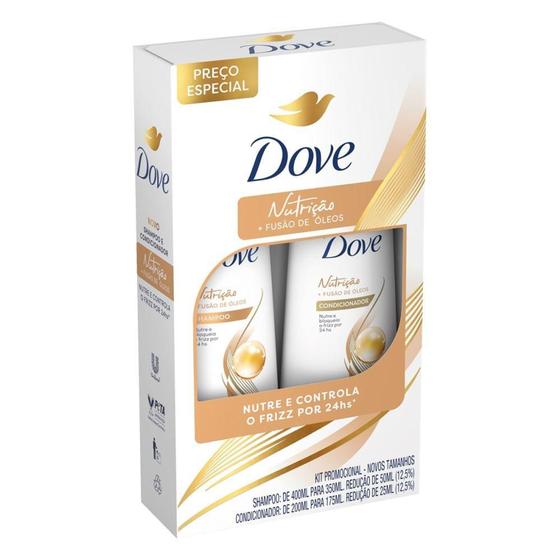 Imagem de Dove Nutrição Shampoo 350ml + Condicionador 175ml - Kit