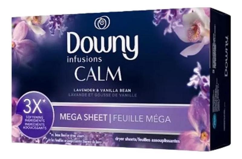 Imagem de Downy Infusions Calm Lenço Amaciante P/ Secadora- 70 folhas