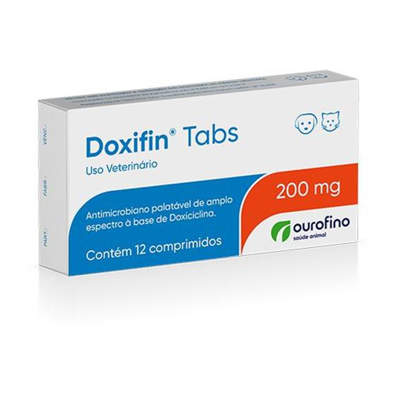 Imagem de Doxifin 200 mg Tabs Blister com 12 comprimidos