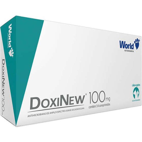 Imagem de Doxinew 100mg 14 Comprimidos World Veterinária