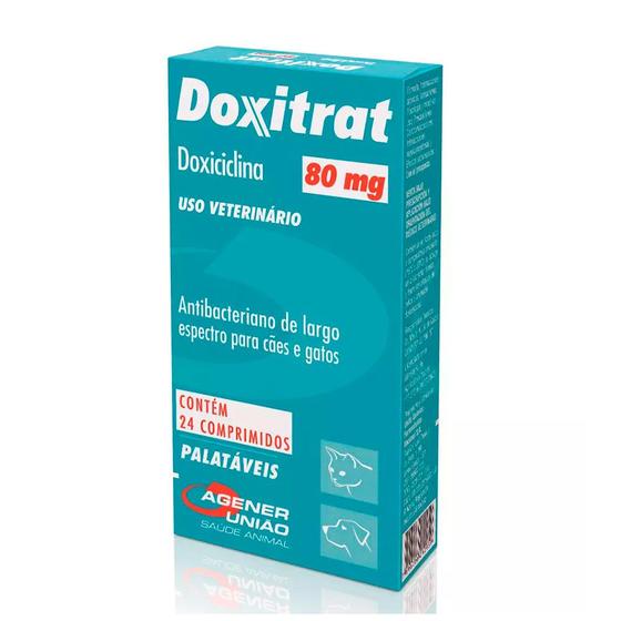 Imagem de Doxitrat 80mg Agener União C/24 Comprimidos