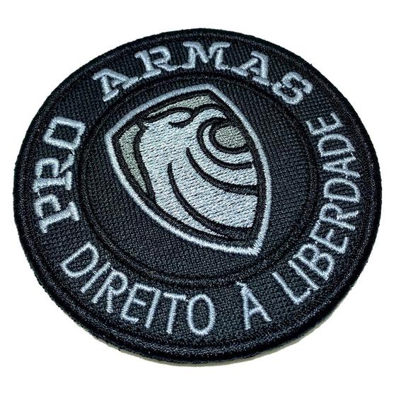 Imagem de DPA006V 02 Pró Armas patch bordado Com Fecho Contato Gancho