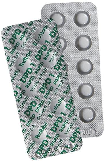 dpd pastilha, regante medir cloro