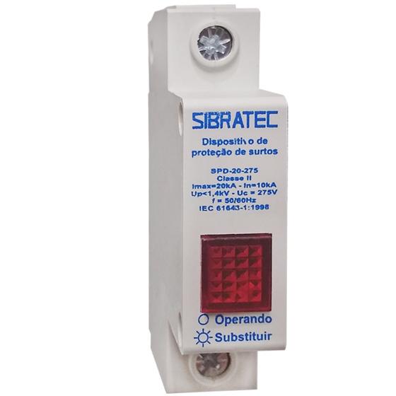 Imagem de DPS Modelo SPD Monopolar 10-20KA 275V - Classe II