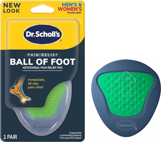 Imagem de Dr. Scholls Ball Of Foot Almofada Alívio Dor Planta Do Pé