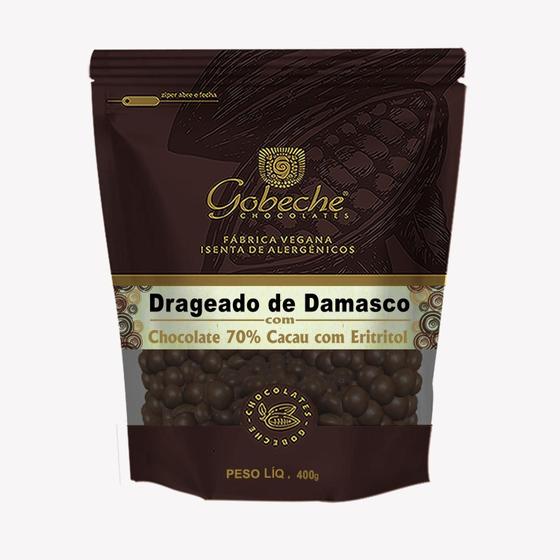 Imagem de Drageado de Damasco com Chocolate 70% Cacau com Eritritol - 400g