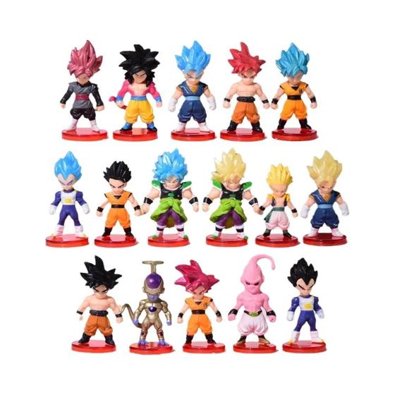 Dragon Ball Z Anime Figuras 6/8/16pcs Conjunto Shenron Kuririn Son Goku ...
