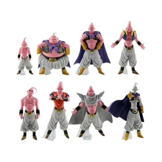 Action Figure Majin Bu &ndash; Dragon Ball Z/GT &ndash; 8 Versioni &ndash; Set Completo &ndash; GreatFuns 11cm