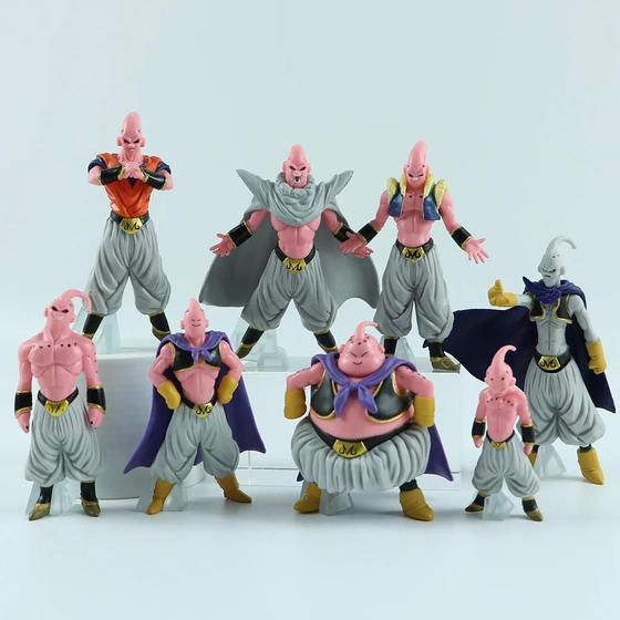 Dragon Ball Z PVC Action Figures, Majin Buu Figura, Mister Satan Evil Buu GK Estátua, Modelo de