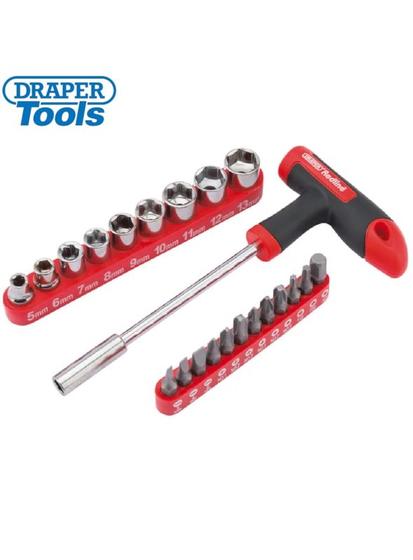 Imagem de Draper - conjunto de bits e soquetes redline - 22 pcs