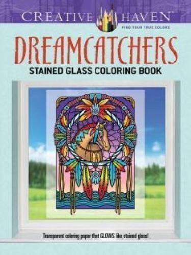 Imagem de Dreamcatchers Stained Glass Coloring Book - Creative Haven - Dover Publications