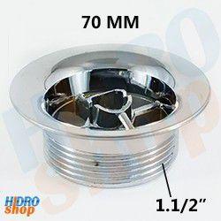 Imagem de Dreno para Banheira Jacuzzi Cromado 1.1/2" - DRE55