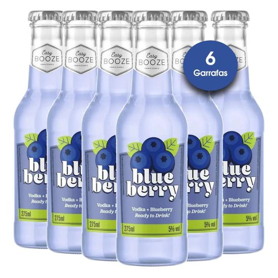 Imagem de Drink Pronto Easy Booze Blueberry 275Ml (6 Garrafas)