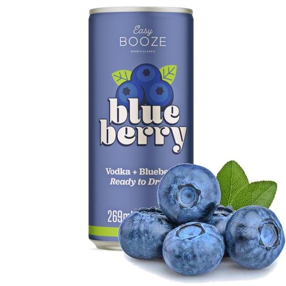 Imagem de Drink Pronto Easy Booze Vodka + Blueberry 269Ml (6 Latas)