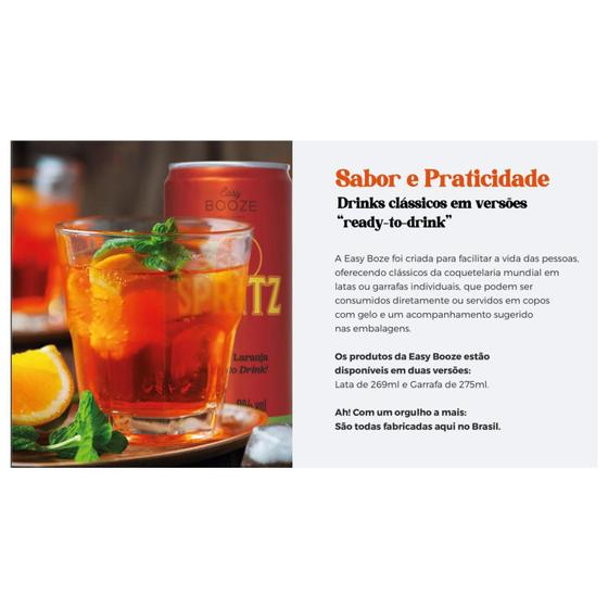 Imagem de Drink Pronto Spritz Easy Booze Lata 269Ml