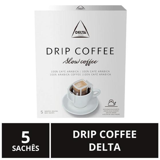 Imagem de Drip Coffee, 5 Sachês, Delta Café