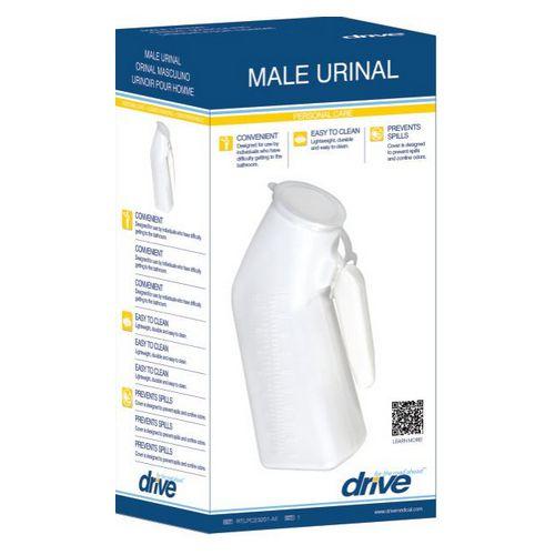 Imagem de Drive Medical Male Urinal White 1 cada pela Drive Medical