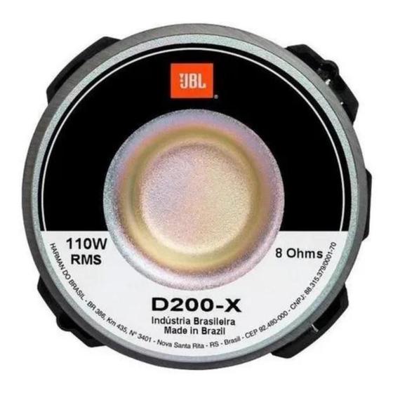 Imagem de Driver JBL Selenium D200-X - 110 Watts RMS