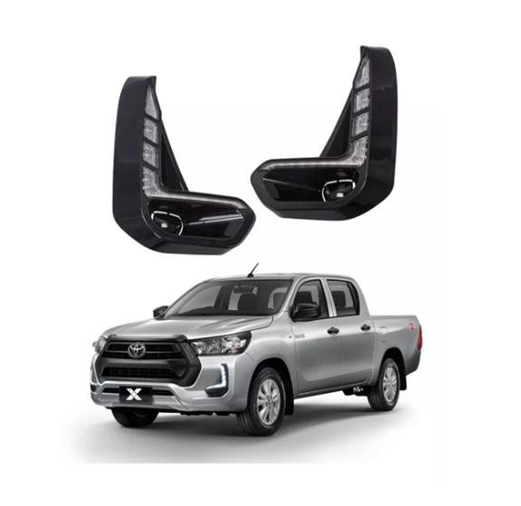 Imagem de Drl Moldura Farol De Milha Hilux Revo 2021 2022 2023