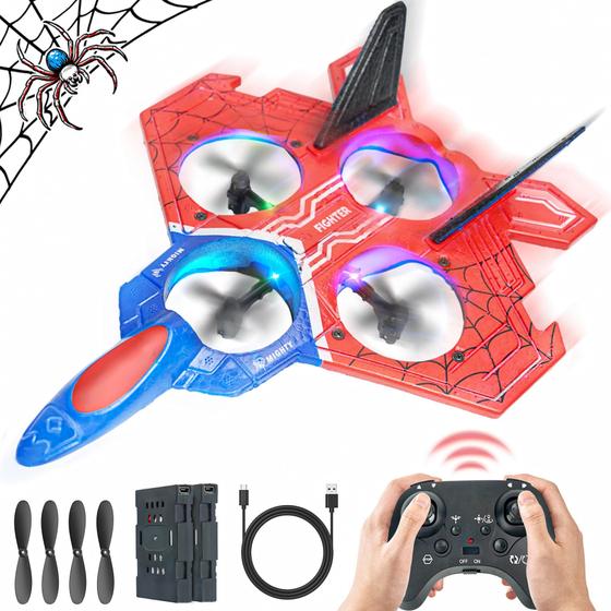 Imagem de Drone BEZGAR Spider 2,4 GHz RC Plane Gyro de 6 eixos para crianças de 8 a 13 anos