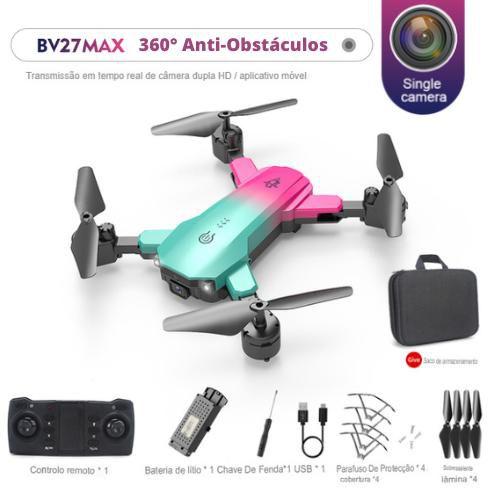Imagem de Drone BV27 MAX PRO - 1 Bateria com Câmera 4K para Gravação/Fotos, Wi-fi, Fácil Controle