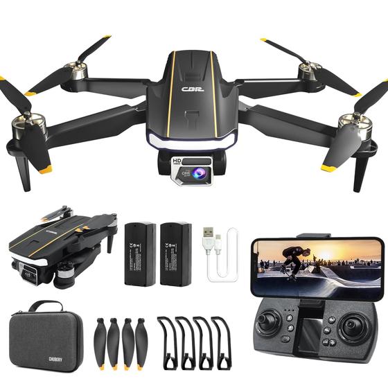 Imagem de Drone CHUBORY A68 WiFi FPV Quadricóptero com câmera HD 2K de 36 minutos