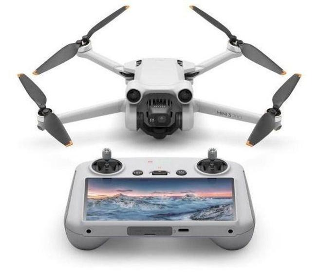 Drone Dji Mavic Mini 3 Fly More Combo Plus Controle Com Tela Menor preço em Drone Dji Mavic Mini 3 Fly More Combo Plus Controle Com Tela