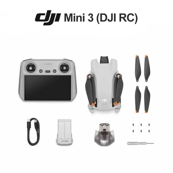 Imagem de Drone DJI Mini 3 Standard com Controle Remoto DJI RC