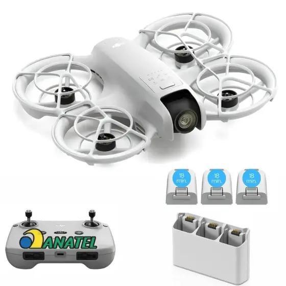 Imagem de Drone DJI Neo Fly More Combo BR, 4K, Compacto, Rastreamento com IA, Estabilizador, 6 Modos de Gravação, Cinza - DJI051