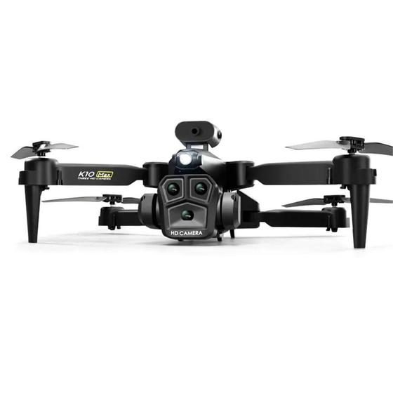 Imagem de Drone K10 Max Pro - KIT ate 4 Baterias, 3 Câmeras 8k Hd,