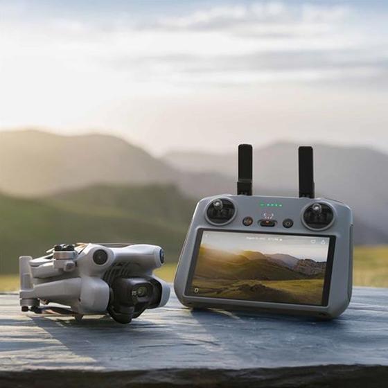 Drone Mini 4 Pro RC 2 com Tela Cinza Câmera 48MP DJI042 Menor preço em Drone Mini 4 Pro RC 2 com Tela Cinza Câmera 48MP DJI042