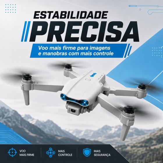 Drone Profissional Com Câmera Dual E99 Inova FPV Pouso Automático Case de Transporte Resistente Estável - MW