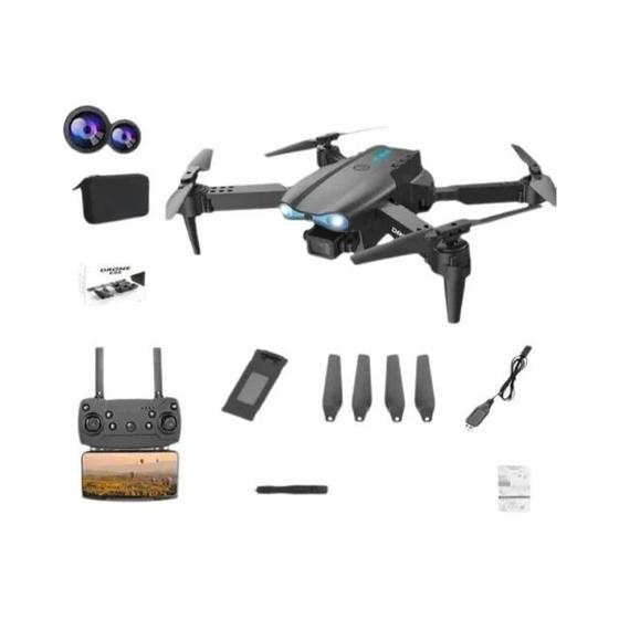 Drone Quadcopter E99 Pro 6K HD - Com Fixação de Altitude e Controle Remoto Menor preço em Drone Quadcopter E99 Pro 6K HD - Com Fixação de Altitude e Controle Remoto