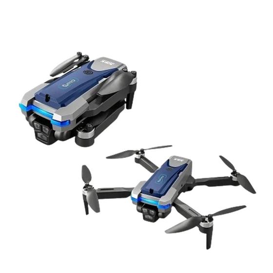 Imagem de Drone S8S Pro RC, 3 Câmeras Resolução 8K, Quadcopter Dobrável com Fluxo Óptico, Evitação de Obstáculos 360