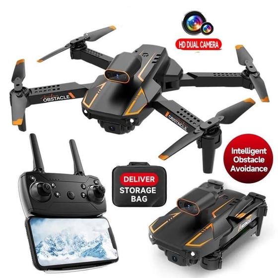 Imagem de Drone S91 Wifi 5Ghz, Dual Câmera 4K Hd, Sensor Anti Colisão