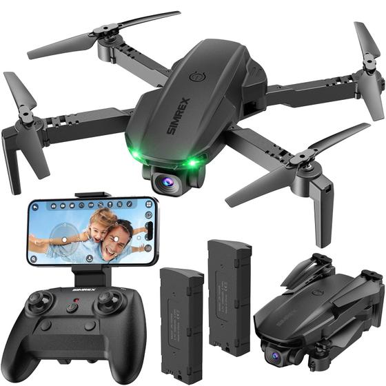 Imagem de Drone SIMREX X800 com Câmera 1080P FPV - 2 Baterias - Flutuação Estável