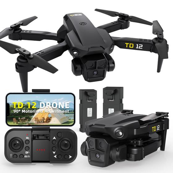 Imagem de Drone Toladrone TD12 com Câmera 720P WiFi FPV - 2 Baterias