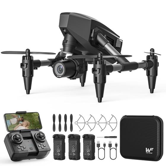 Imagem de Drone WeFone Mini com Câmera 1080p - 3 Baterias - Para Crianças e Adultos