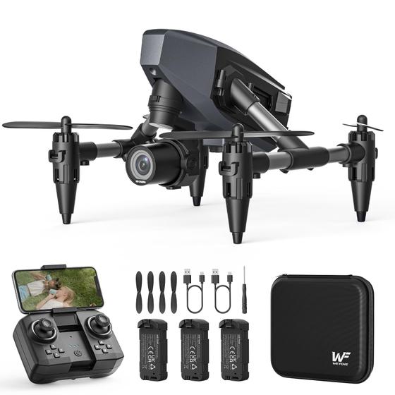 Imagem de Drone WeFone WF10 Mini FPV com Câmera 1080p e 3 Baterias - Ideal para Crianças
