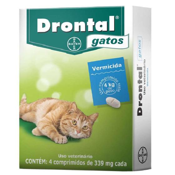 Imagem de Drontal Gatos - caixa com 4 comprimidos - Bayer