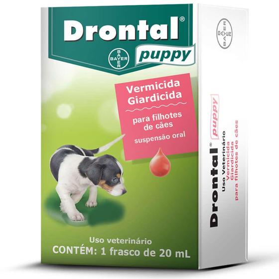 DRONTAL PUPPY- para Cães Filhotes frasco com 20ml - Bayer Menor preço em DRONTAL PUPPY- para Cães Filhotes frasco com 20ml - Bayer