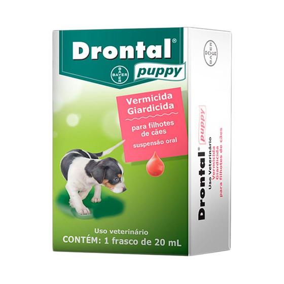 Imagem de Drontal Puppy para Filhotes de Cães Vermicida Uso Veterinário Frasco com 20ml