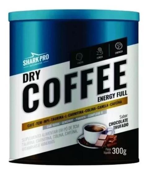 Imagem de DRY COFFEE ENERGY (300g) SHARK PRO - CHOCOLATE TRUFADO - Sharkpro